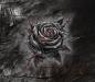 Preview: Rose Tattoo - großes Panel - French Terry VORBESTELLUNG